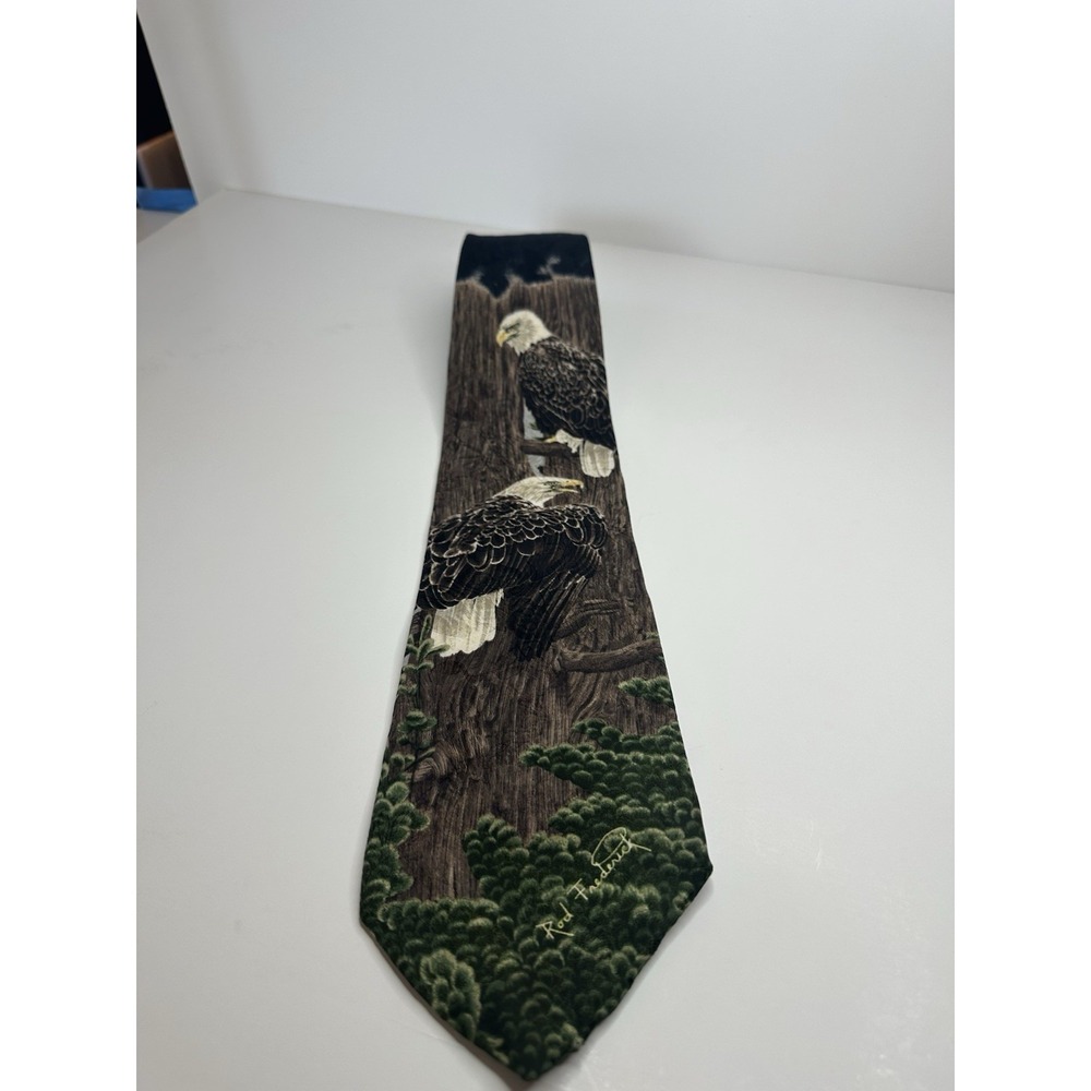Endangered Species Tie 1996 The Nesting Call By Rod Frederick Silk Classic‎